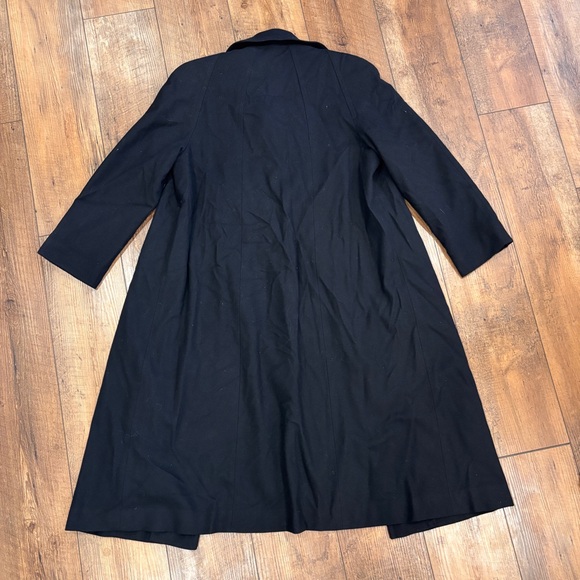 Pendleton 100% Wool Long Princess Coat Black - Vintage - Size: 4P - MADE IN USA - Picture 7 of 10